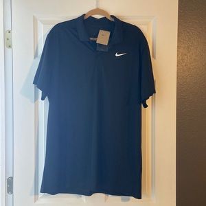 New Nike golf shirt.  Black, Mens XL Tall